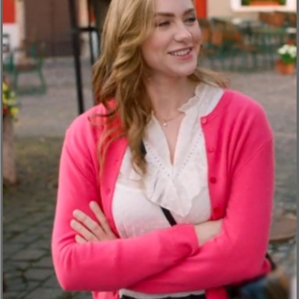 Danibe Bright Pink Cardigan